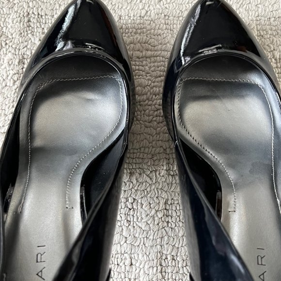 Tahari Women's Platform Black Patent Leather Stiletto Heels - Size 9.5 - Picture 3 of 7